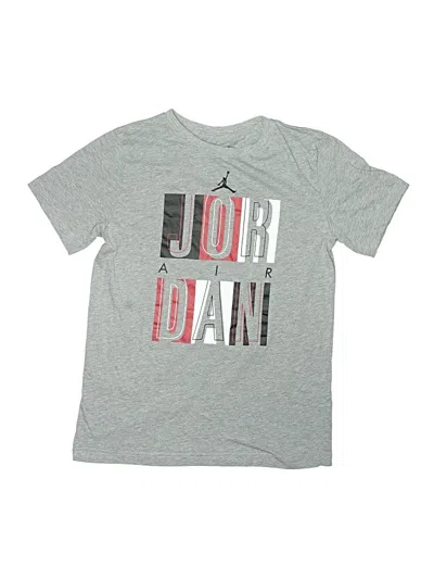 Pre-owned Air Jordan Kids' Short Sleeve T-shirt In Gray