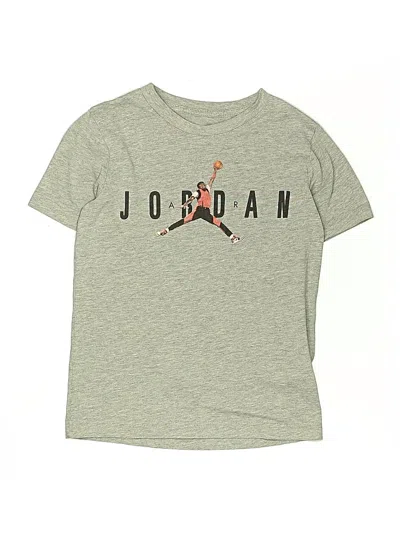 Pre-owned Air Jordan Kids' Short Sleeve T-shirt In Green