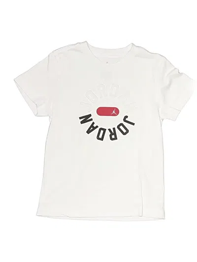 Pre-owned Air Jordan Kids' Short Sleeve T-shirt In Ivory