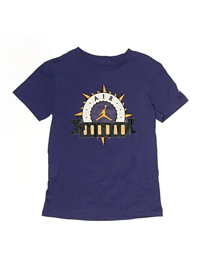 Pre-owned Air Jordan Kids' Short Sleeve T-shirt In Purple