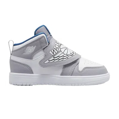 Pre-owned Air Jordan Sky Jordan 1 Ps 'particle Grey Royal Blue' | Kid's Size 2
