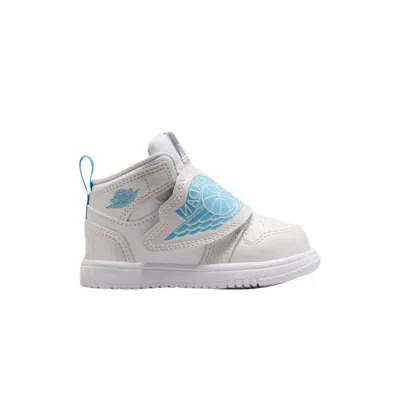 Pre-owned Air Jordan Sky Jordan 1 Td 'photo Dust Blue Chill' | Grey | Infant Size 5 In Gray
