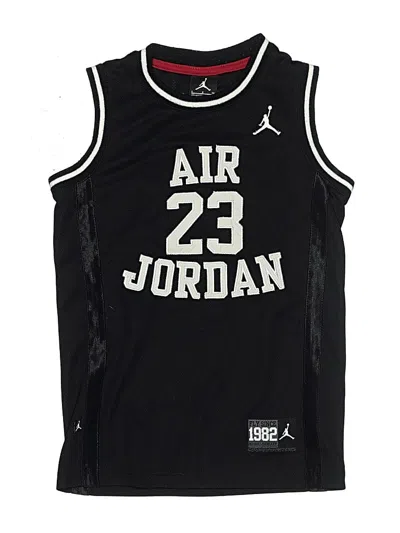 Pre-owned Air Jordan Kids' Sleeveless T-shirt In Black
