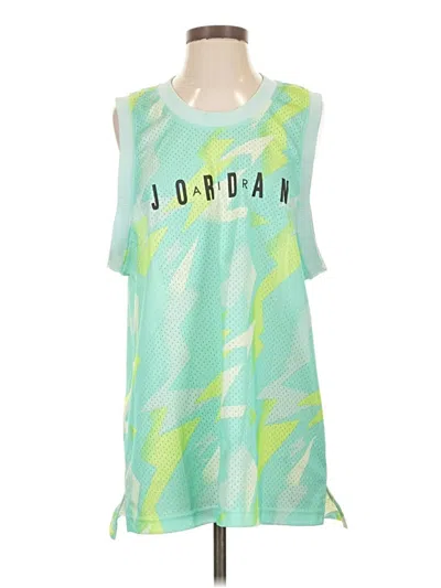 Pre-owned Air Jordan Sleeveless T-shirt In Green