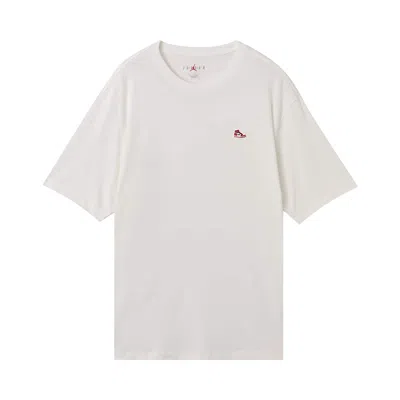 Pre-owned Air Jordan Sneaker Patch T-shirt 'white/varsity Red' | Men's Size Xl