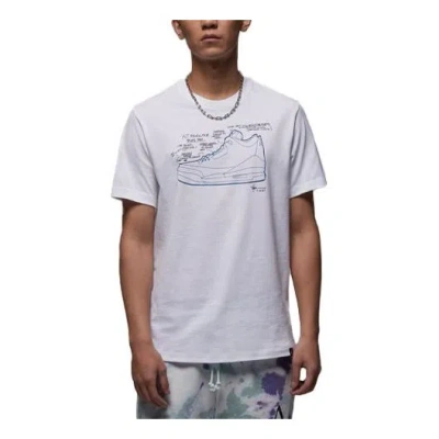 Air Jordan Sneaker T-shirt 'white'