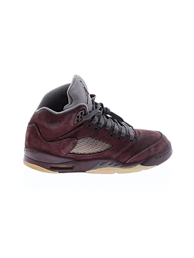 Pre-owned Air Jordan Kids' Sneakers In Burgundy
