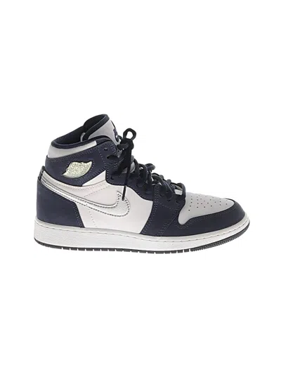 Pre-owned Air Jordan Kids' Sneakers In Gray