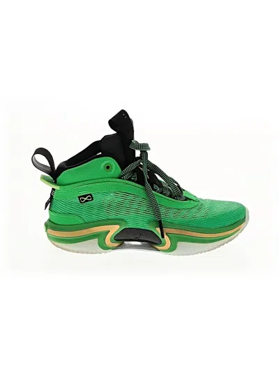 Pre-owned Air Jordan Sneakers In Green