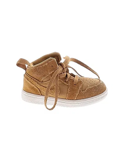 Pre-owned Air Jordan Kids' Sneakers In Tan