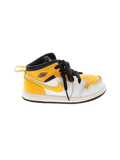 Pre-owned Air Jordan Kids' Sneakers In Yellow