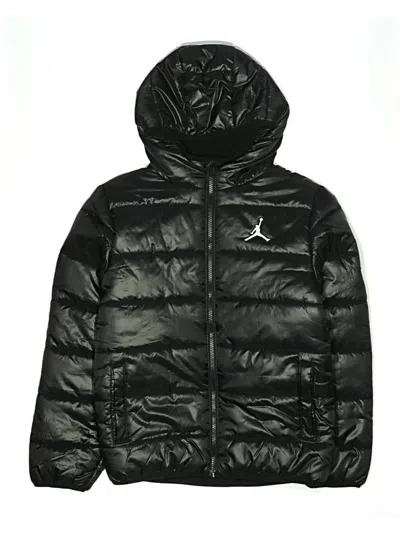 Pre-owned Air Jordan Kids' Snow Jacket In Black