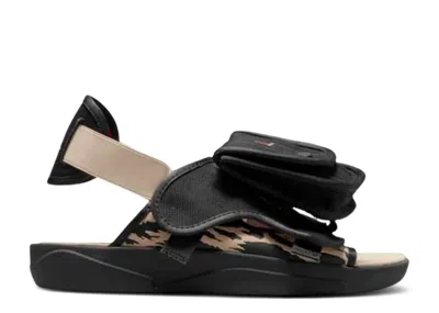 Air Jordan Solefly X  Jordan Ls Slide 'everglades' In Black