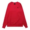 Air Jordan Solid Color Embroidered Hoodie Men's Red