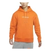 Air Jordan Solid Color Hoodie Men's Orange
