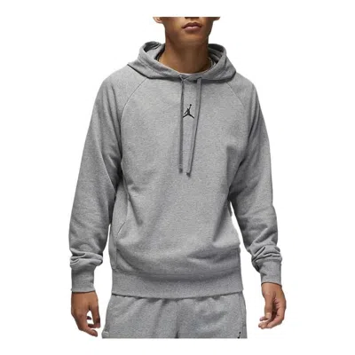 Air Jordan Solid Color Pullover Hoodie Men's Carbon Grey In Gray