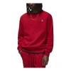 Air Jordan Solid Color Pullover Hoodie Men's Red