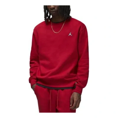 Air Jordan Solid Color Pullover Hoodie Men's Red