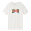 Air Jordan Solid Color Round Neck Pullover Brand Short Sleeve T-shirt Men's White