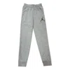 Air Jordan Solid Color Slim Fit Bundle Feet Sweatpants 'grey' In Gray