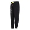 Air Jordan Solid Color Word Embroidered Joggers/pants/trousers Men's Black