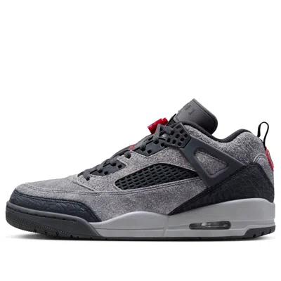 Air Jordan Spizike Low 'anthracite Gym Red' In Gray