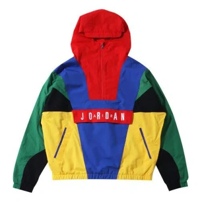 Air Jordan Sport Dna Half Zipper Woven Jacket 'multi-color'