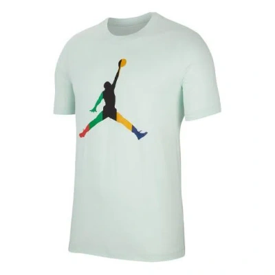 Air Jordan Sport Dna Jumpman Round-neck Short-sleeve Tee Men Blue