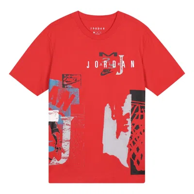 Air Jordan Sport Dna Ss20 Printed Short Sleeve Tee Men Red