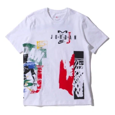 Air Jordan Sport Dna Ss20 Printed Short Sleeve Tee Men White