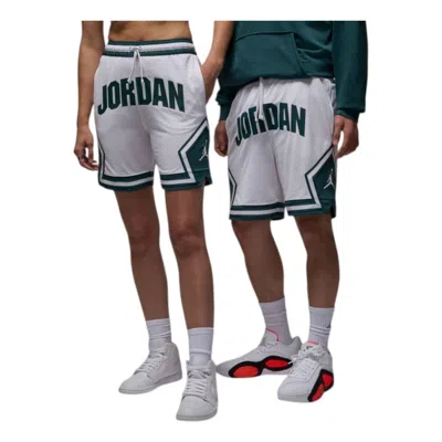 Air Jordan Sport Dri-fit Diamond Shorts 'white/oxidised Green' In Gray