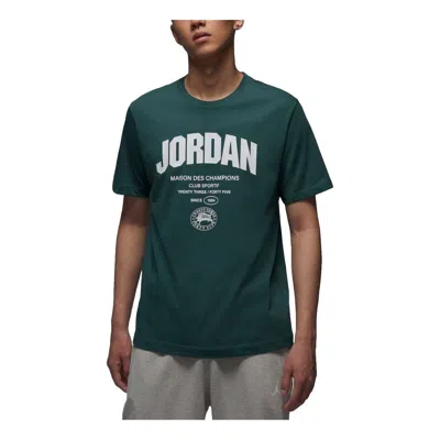 Air Jordan Sport Dri-fit Graphic T-shirt Asia Sizing 'oxidized Green'