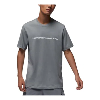 Air Jordan Sport Dri-fit T-shirt Asia Sizing 'grey' In Gray