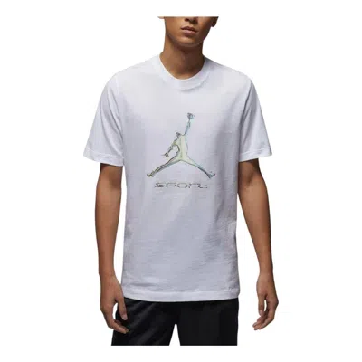 Air Jordan Sport Dri-fit T-shirt Asia Sizing 'white Black'