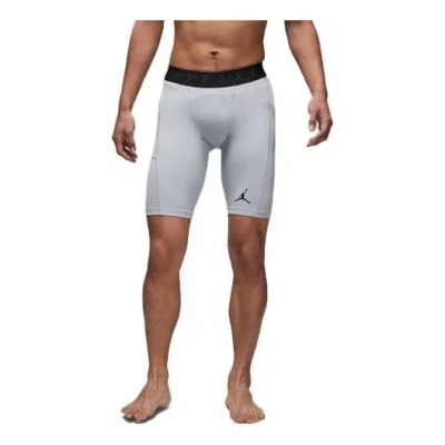 Air Jordan Sport Dry-fit Small Logo Inner Fit Shorts 'grey' In White