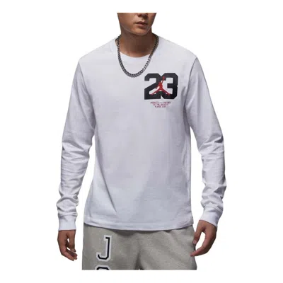 Air Jordan Sport Long Sleeve T-shirt Asia Sizing 'white'