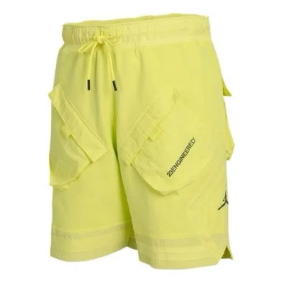 Air Jordan Sports Breathable Shorts Men S Yellow In Green