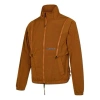 Air Jordan Sports Life Series Removable Long Sleeve Logo Stand Up Collar Jacket Coat Orange In Brown