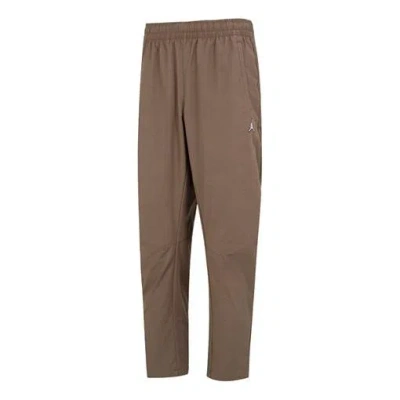 Air Jordan Sports Pants Casual Woven Trousers 'tan' In Brown