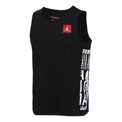 Air Jordan Sports Training Cotton Basketball Vest Men's Black