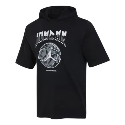 Air Jordan Sportswear Hoody Crew T-shirt 'black'