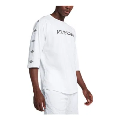 Air Jordan Sportswear Wings 3/4 Sleeve T-shirt 'white'