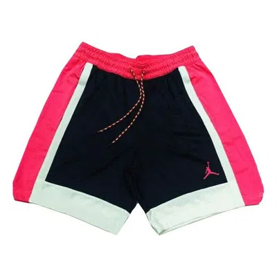 Air Jordan Ss20 Basketball Colorblock Sports Shorts Black Red
