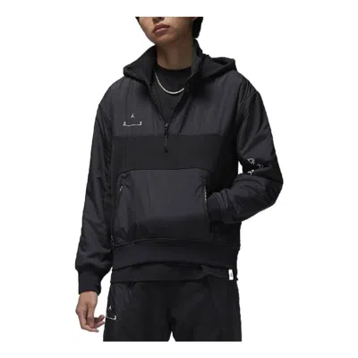 Air Jordan Stand Collar Hoodie Men's Black