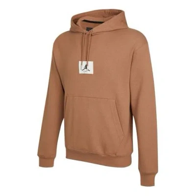 Air Jordan Statement Logo Printing Casual Sports Autumn Hoodie 'brown'