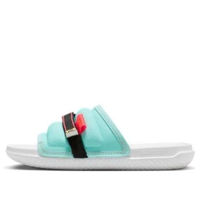 Air Jordan Super Play Slide 'island Green Laser Orange' In Multi