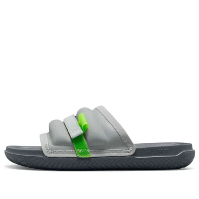 Air Jordan Super Play Slide 'silver Green Bean' In Multi