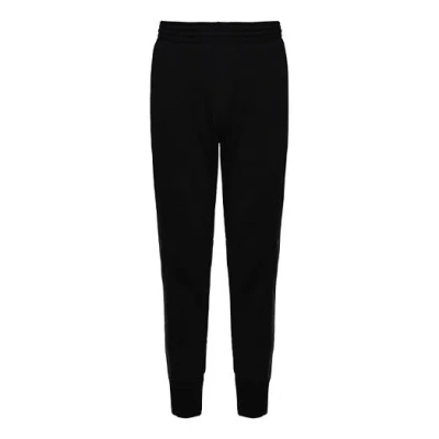 Air Jordan Sw Aj11 Hybrid Logo Loose Fleece Lined Bundle Feet Sports Pants Black