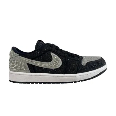 Pre-owned Air Jordan Swarovski X Wmns  1 Retro Low Og 'stealth'