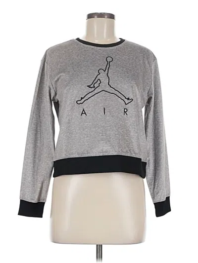 Pre-owned Air Jordan Sweatshirt In Gray